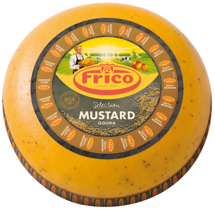 Selection mustard Gouda