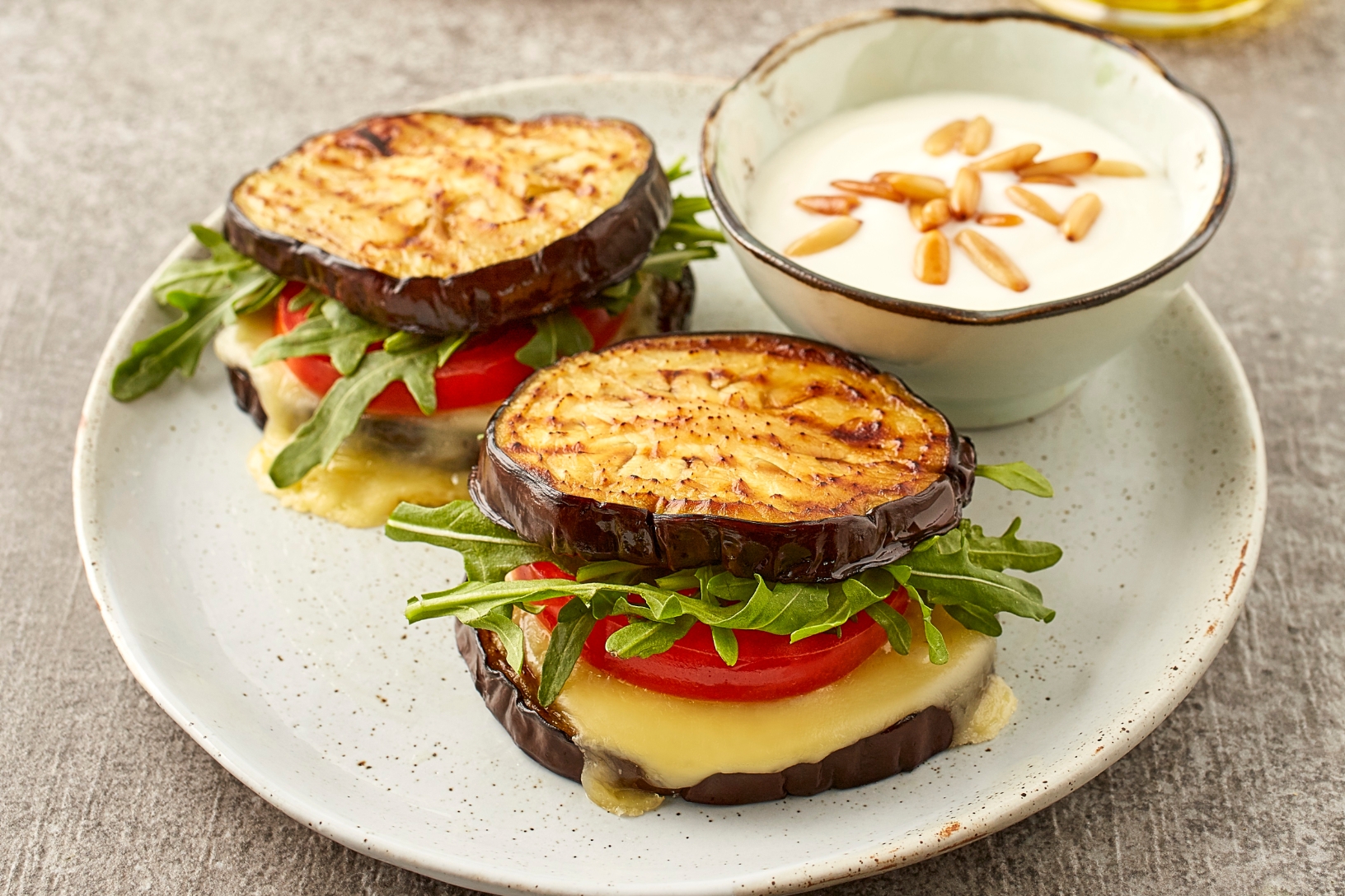 No-carb cheese & tomato sandwich