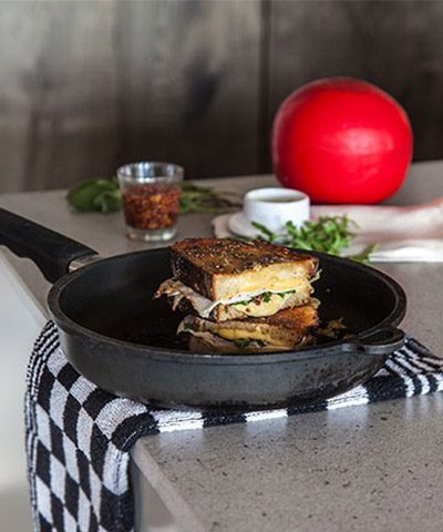 Chicken, sage and edam toastie
