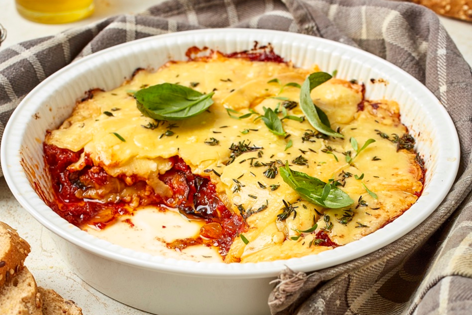 Middle eastern vegetarian moussaka